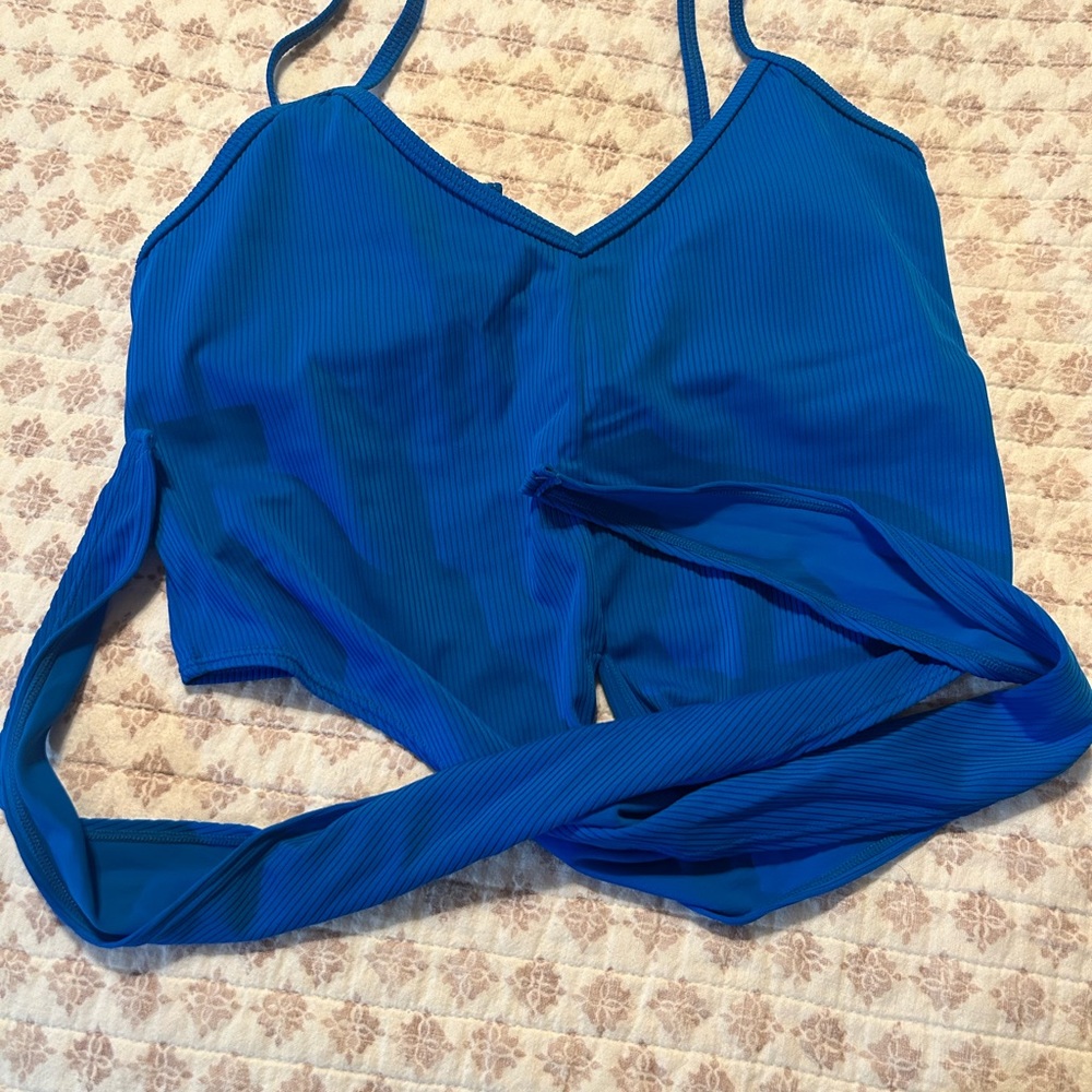 Kortni Jeane Blue Bikini Top